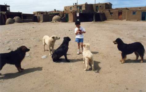 Me at Taos Pueblo, age 5 (Photo: A.S.Graboyes)